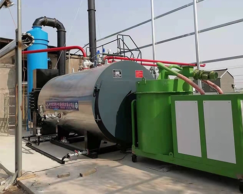  Jiangsu 3t biomass internal combustion boiler installed