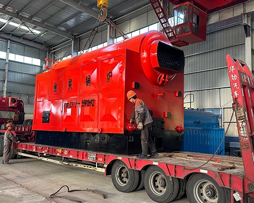  Delivery of biomass chain steam boiler