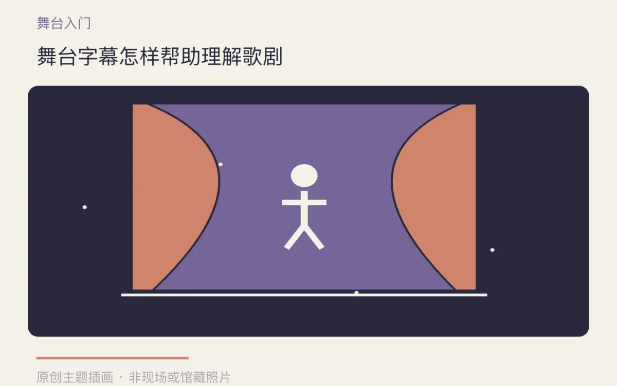 舞台字幕怎样帮助理解歌剧主题插画